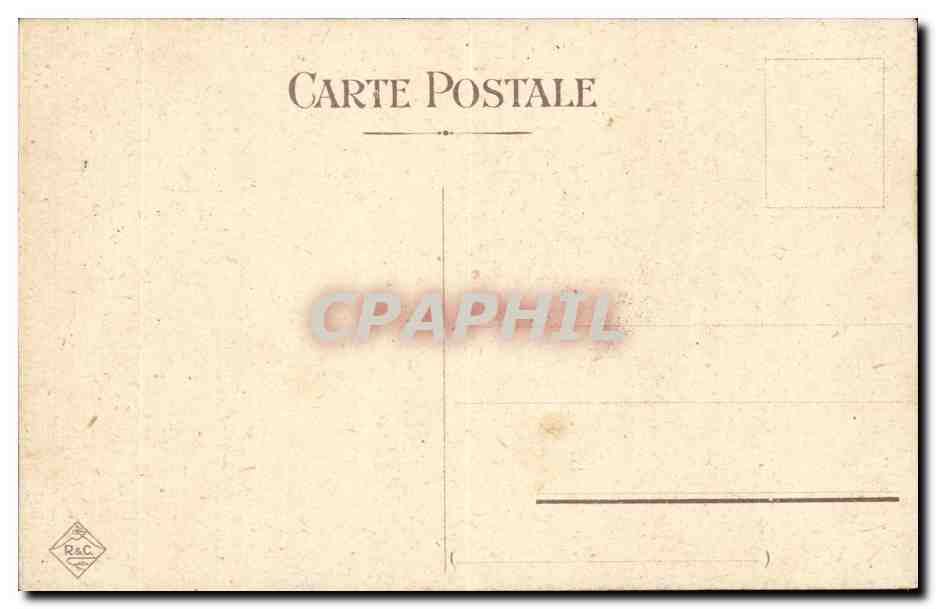 CPA Italie Italia Vesuvio in eruzione Volcan — Rückseite
