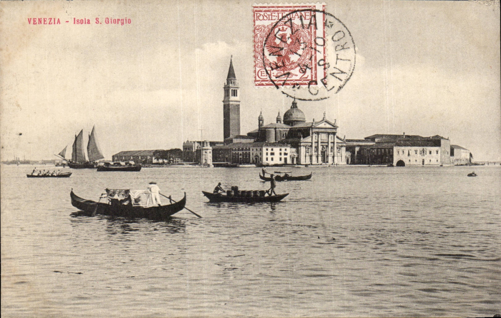 CPA Italie Italia Venezia Isola S Giorgio