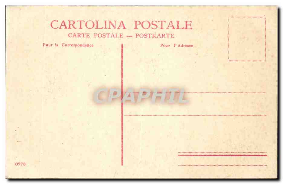 CPA Italie Italia Venezia Isola S Giorgio — Rückseite