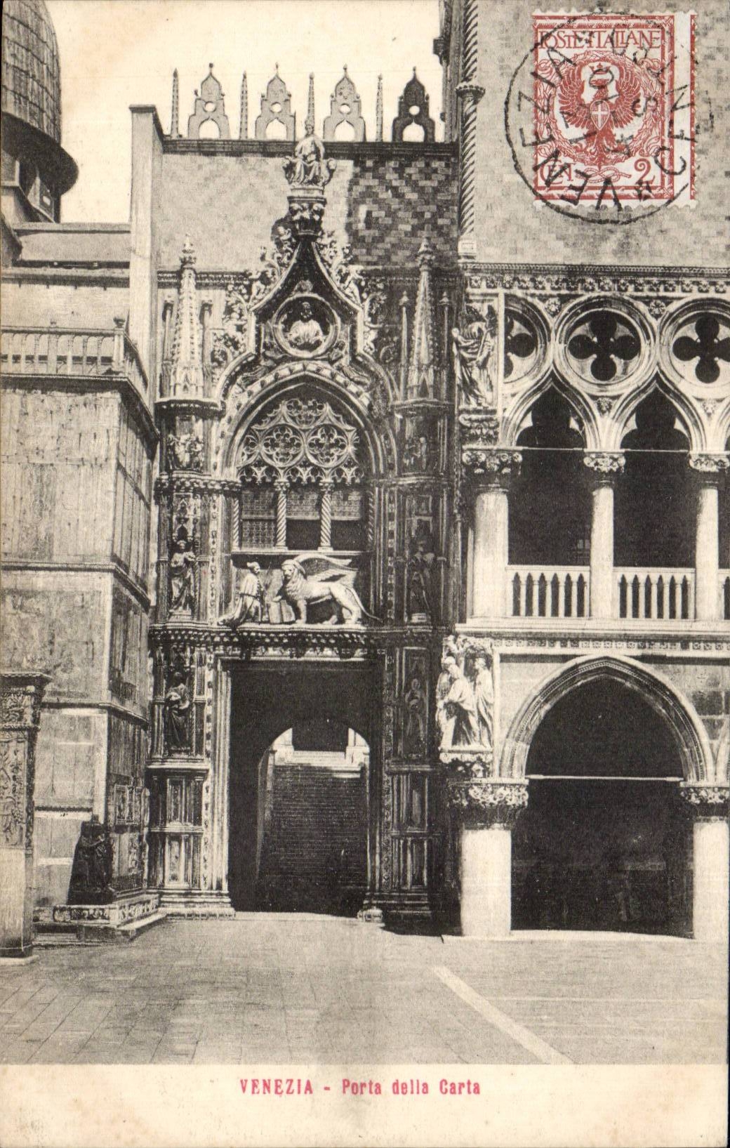 CPA Italie Italia Venezia Porta della Carta