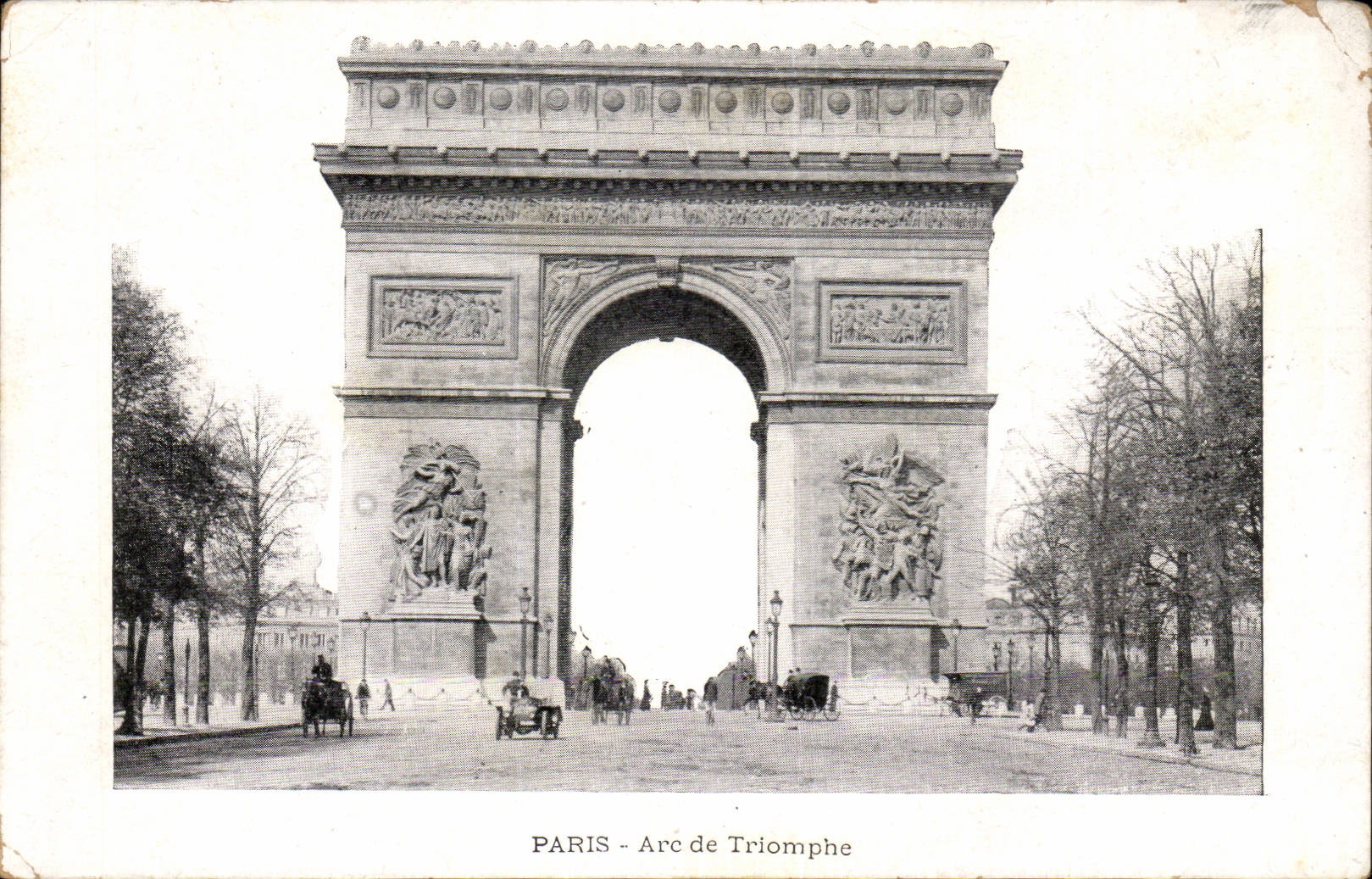 CPA Paris Arc de Triomphe