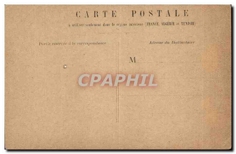 CPA Paris Arc de Triomphe — Verso