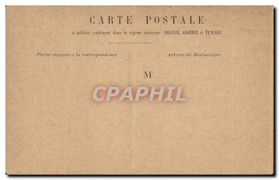 CPA Paris Ministere de la guerre — Rückseite