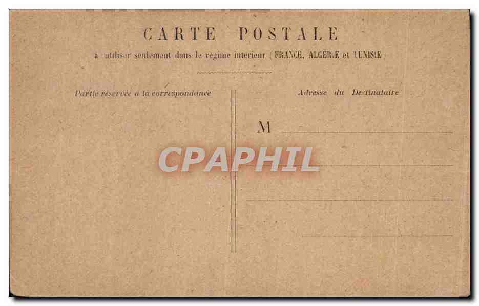 CPA Paris Buttes Chaumont — Rückseite