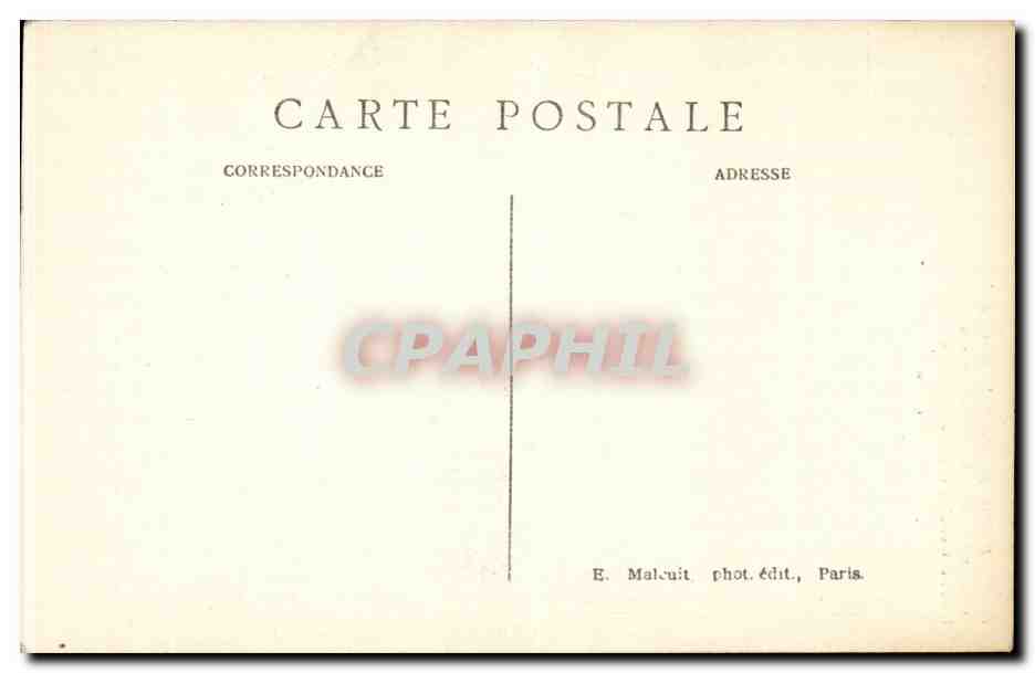 CPA Paris Rue de la Bonne et le nouveau Campanile du Sacre Coeur de Montmartre — Rückseite