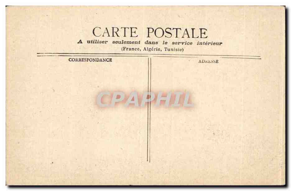 CPA Paris Le Pantheon — Verso