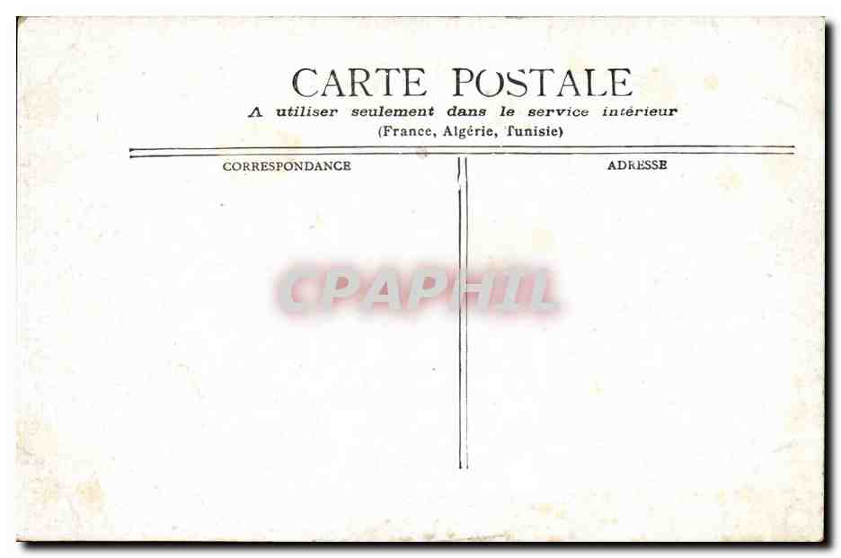 CPA Paris Pylones du pont Alexandre III — Verso