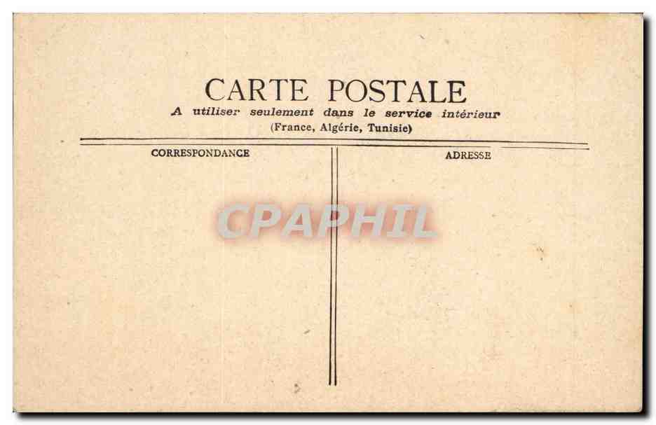 CPA Paris Eglise St Augustin — Verso