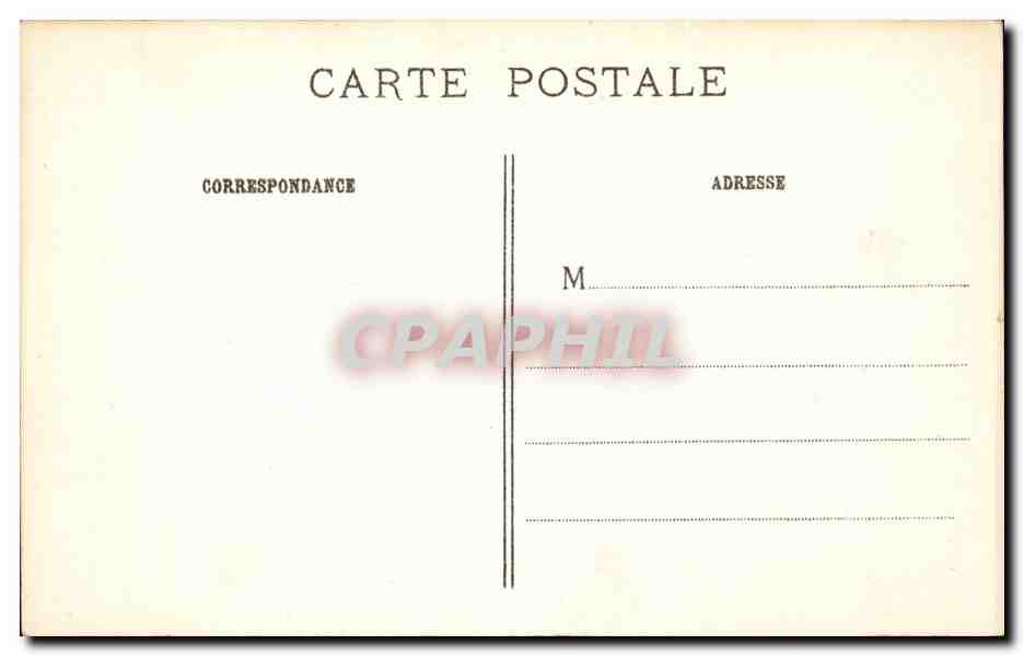 CPA Paris Le pont des Arts et le palais de l'institut — Rückseite