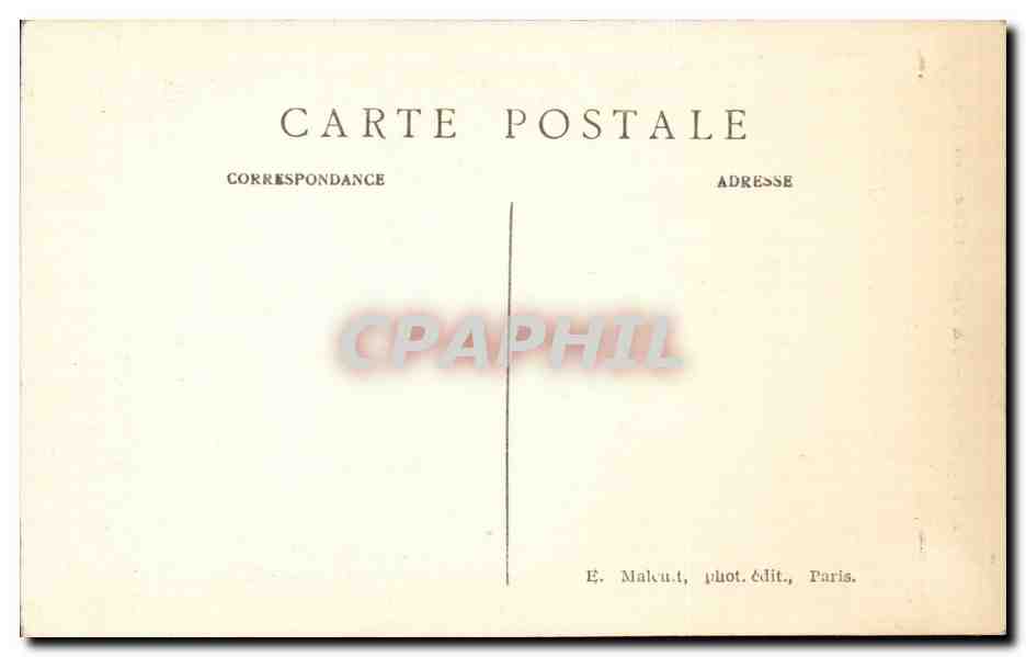 CPA Paris Tour Saint Jacques — Verso
