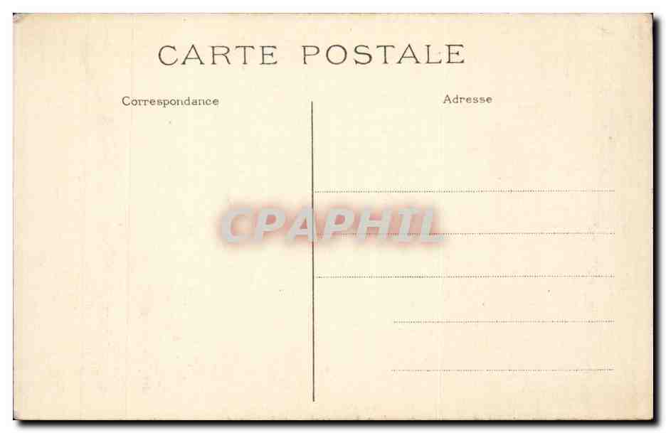 CPA Paris Montmartre Une procession au calvaire de Motnmartre en 1806 — Rückseite