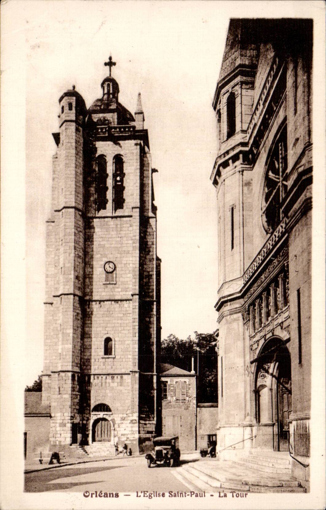 CPA orleans L'eglise Saint Paul La tour