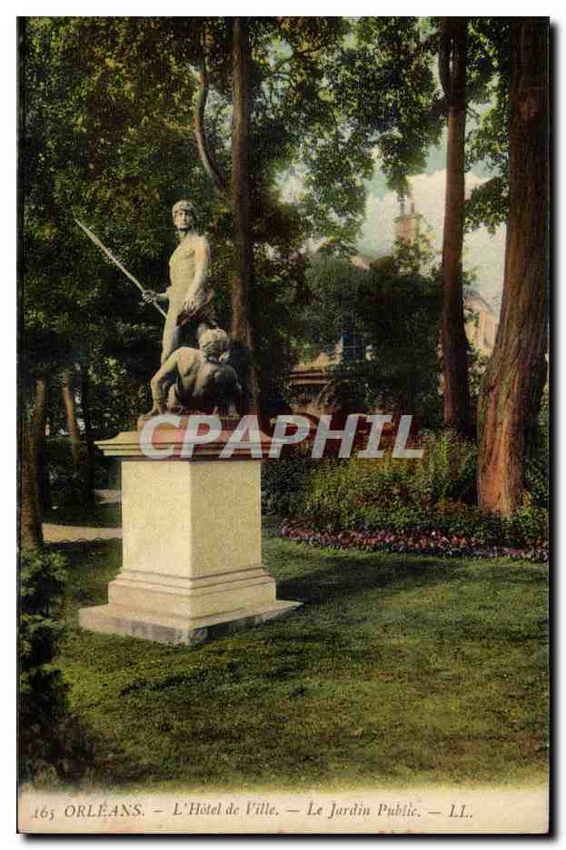 CPA Orleans Hotel de ville Le jardin public