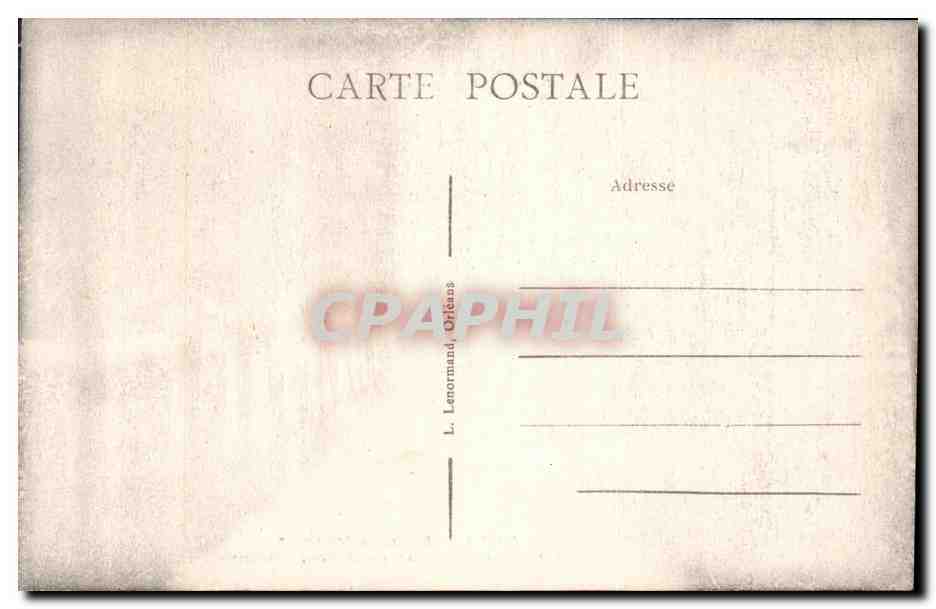 CPA Orleans Institut des gardiennes adoratrices L'allee des tilleuls 20 rue St Marc — Verso