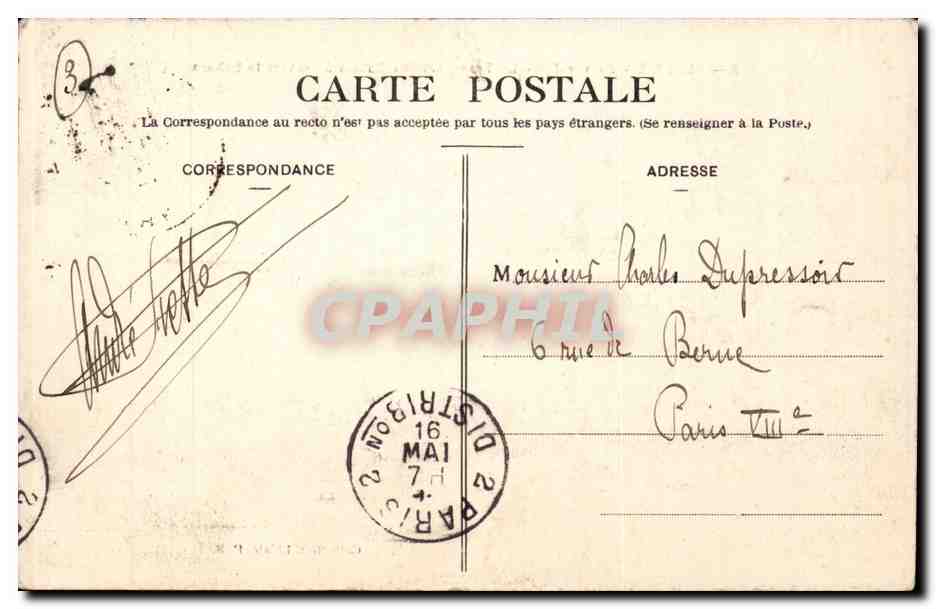 Algérie - Dans le Sud - Le Transport des Dattes à travers le Sahara — Collection Idéale, P. S. — Verso