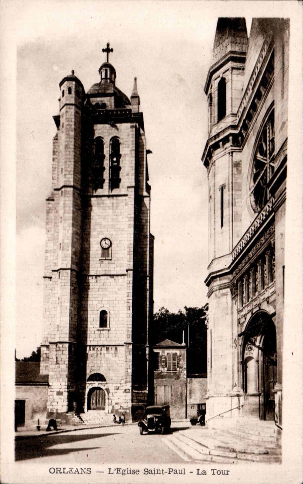 CPA orleans L'eglise Saint paul La tour