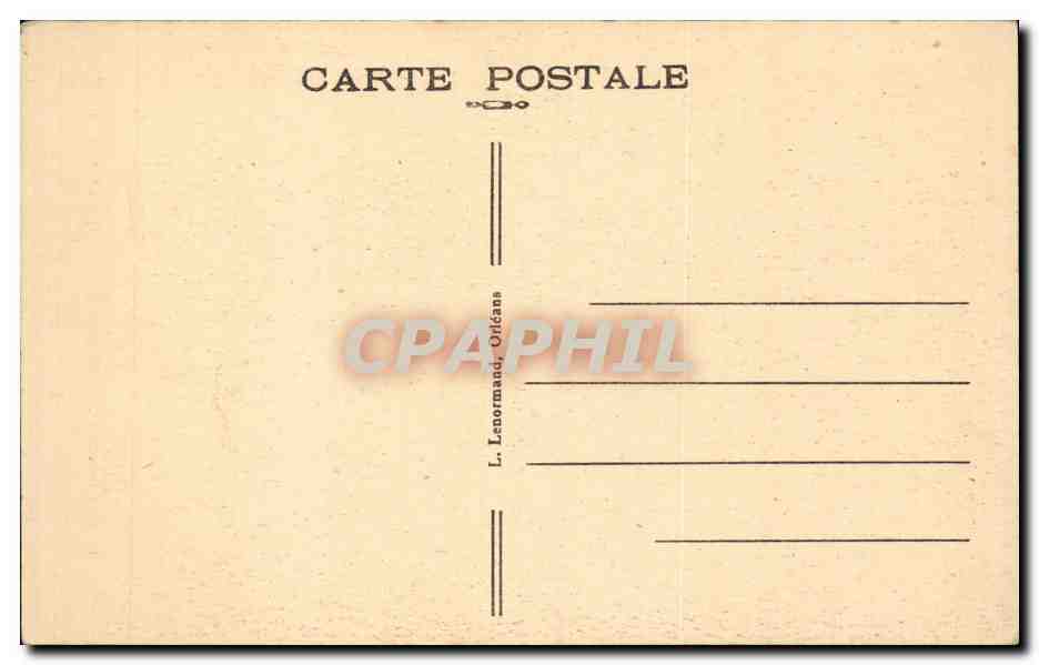 CPA orleans Maison d'Agnes Sorel — Verso