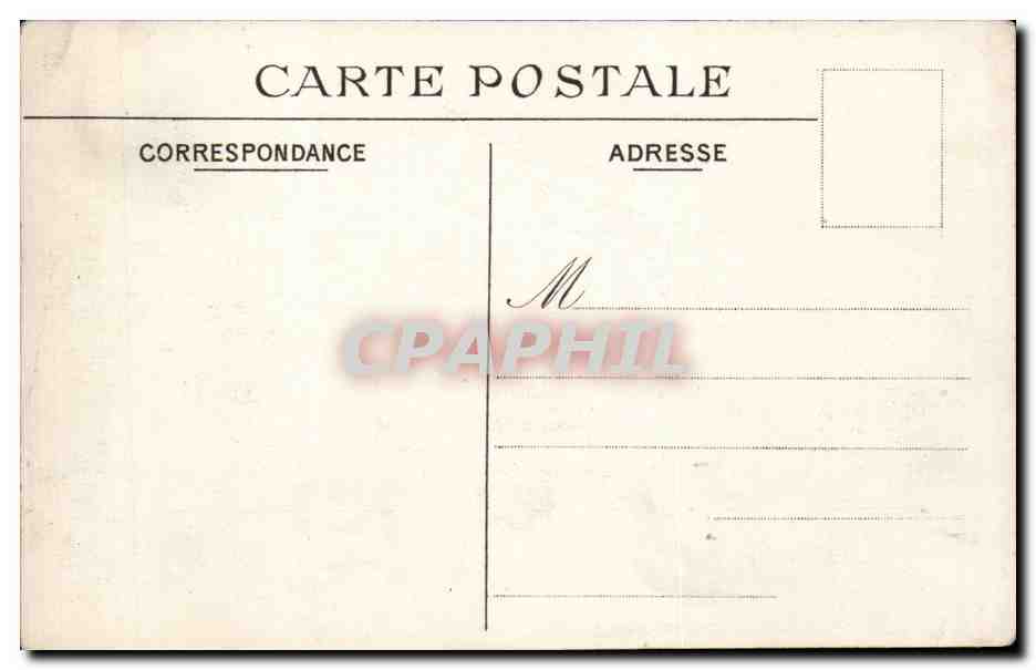 CPA Orleans Pensionnat St Euverte FEte de Mr le directeur — Verso