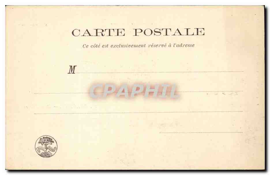CPA Orleans Chambre de commerce Cercle militaire Tour St Paterne Eglise St Paterne — Verso
