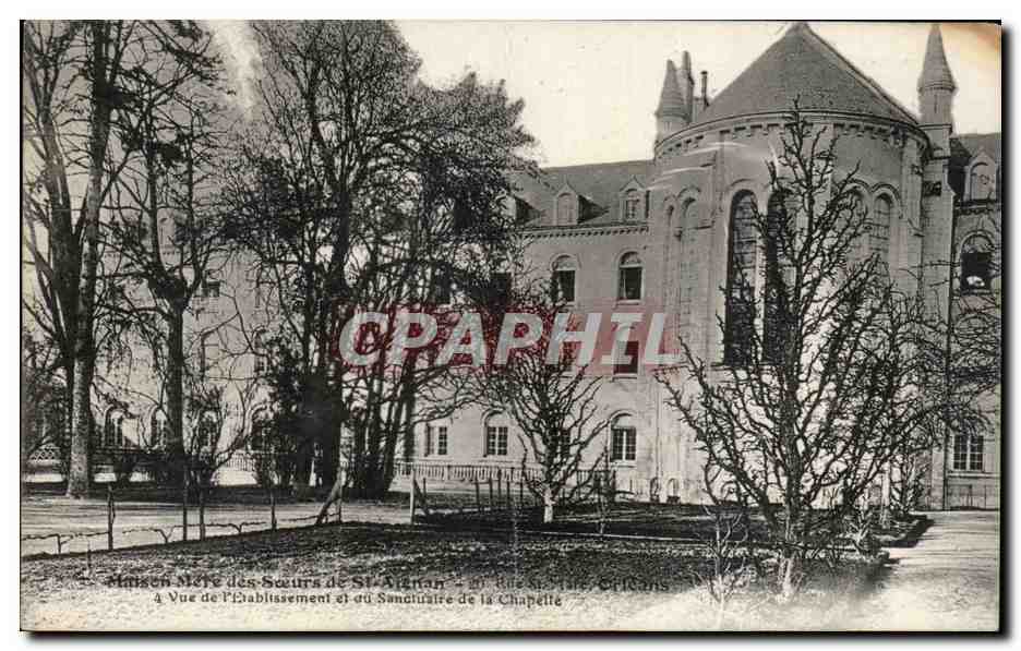 Château-Mère des Sœurs de St-Antian - Vue de l'Établissement et du Sanctuaire de la Chapelle
