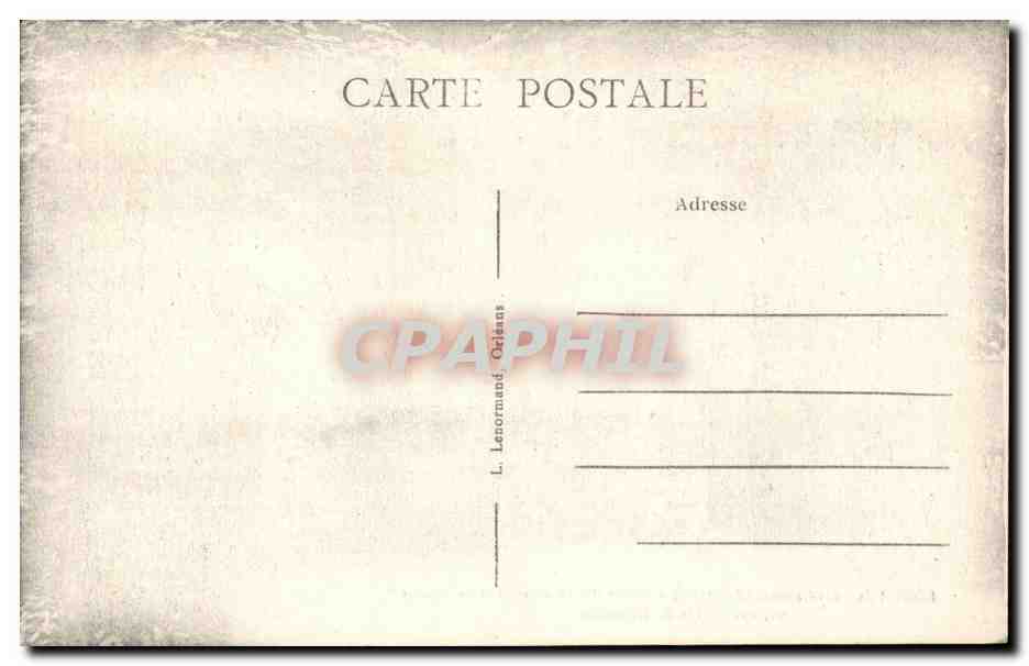 Jardin du Pensionsat "Le Rocher" — Institut des Gardiennes Adoratrices — 20, rue St-Marc, Orléans — Back