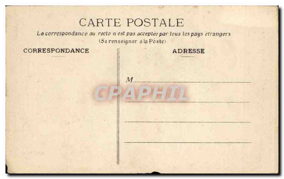CPA Dijon Le palais de justice — Rückseite