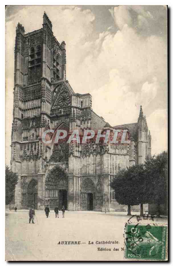 CPA Auxerre La cathedrale