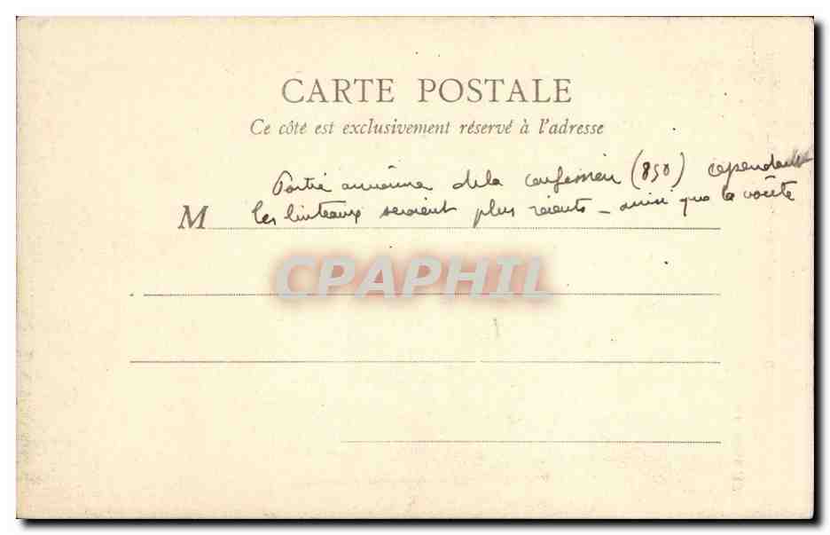 CPA Auxerre Tombeau de Saint Germain  — Rückseite