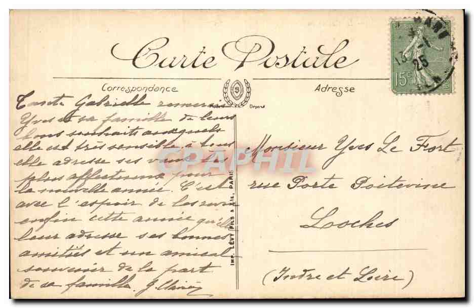 Arcachon — Le Casino vu de la Nouvelle Jetée — LL — Verso