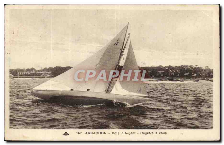 Arcachon CPA Regates a voile