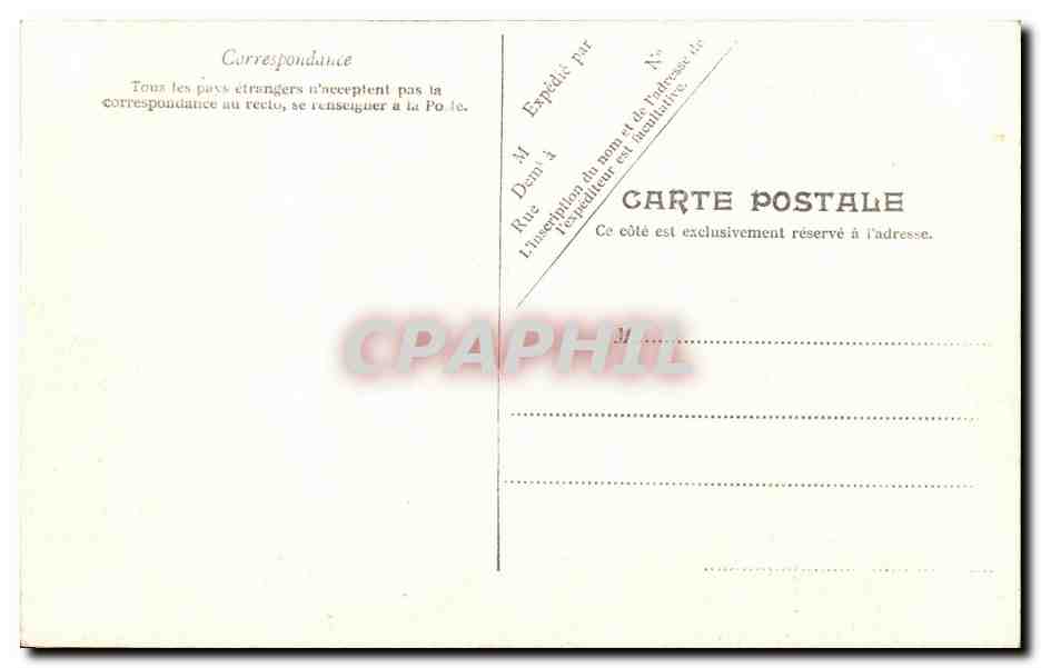 Orleans CPA La Loire au pont de Vierzon — Verso