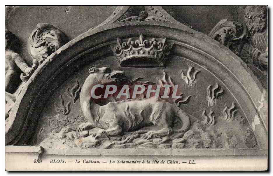 Blois — Le Château — La Salamandre à la tête de Chien — LL. — n° 289