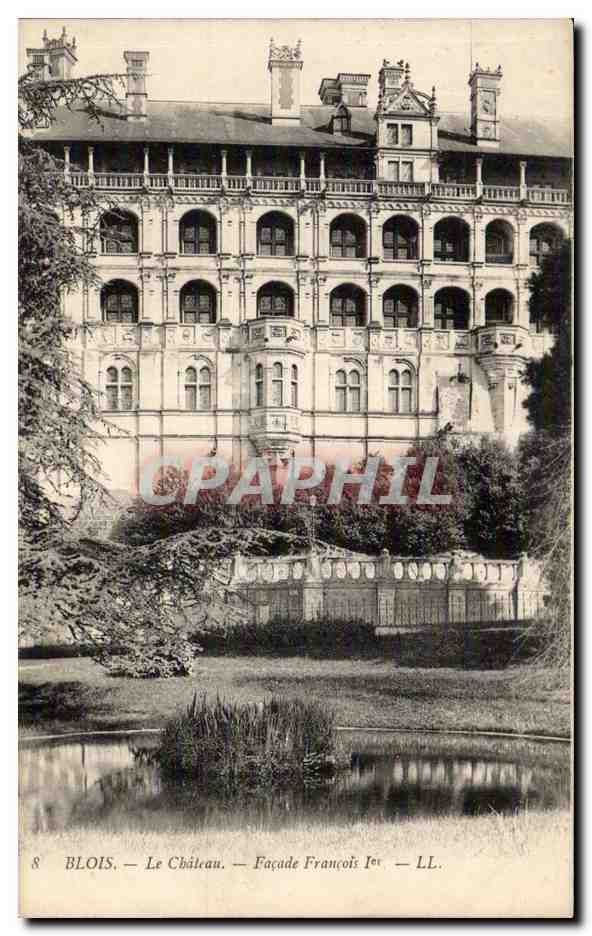 Blois — Le Château — Façade François 1er — LL.