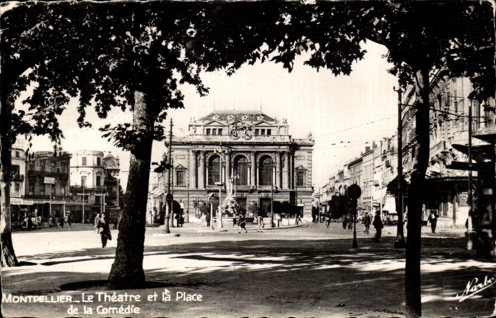 Montpellier — Le Théâtre et la Place de la Comédie — Nardo