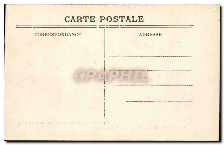 Montpellier CPA La place de la comedie — Verso
