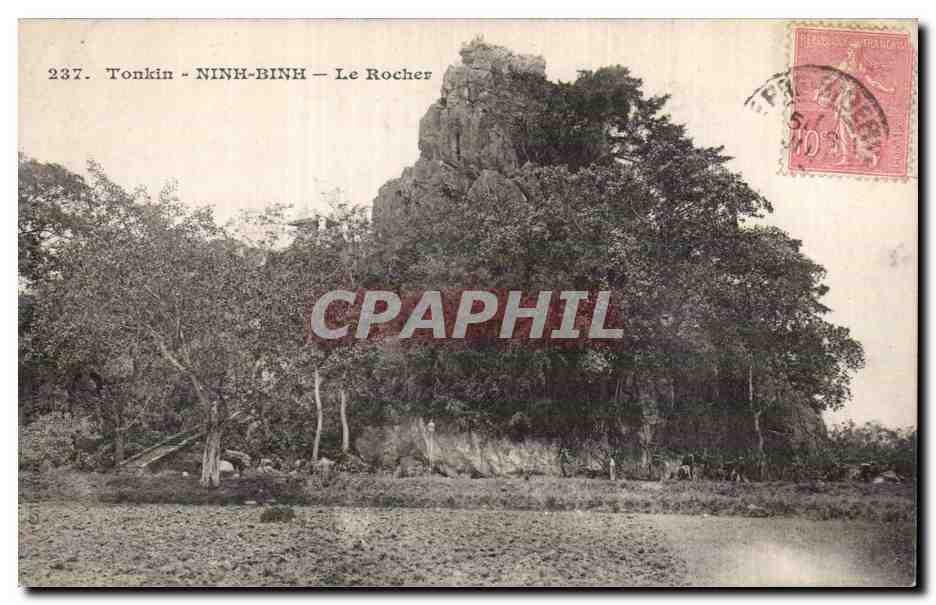 CPA Tonkin Nin Hinh le rocher Indochine Vietnam