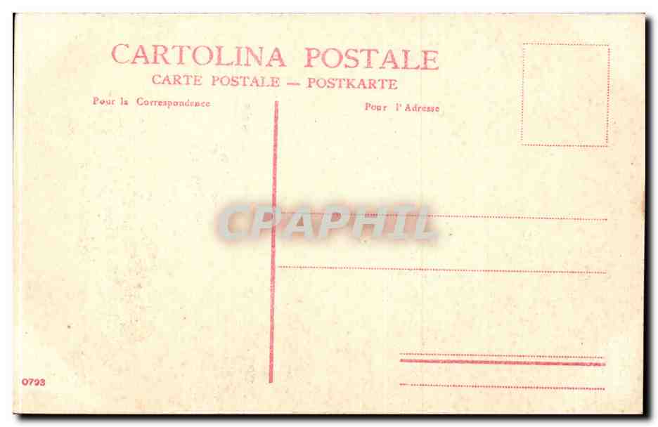 CPA italie Italia Venezia Scale del palazzo Minelli — Rückseite
