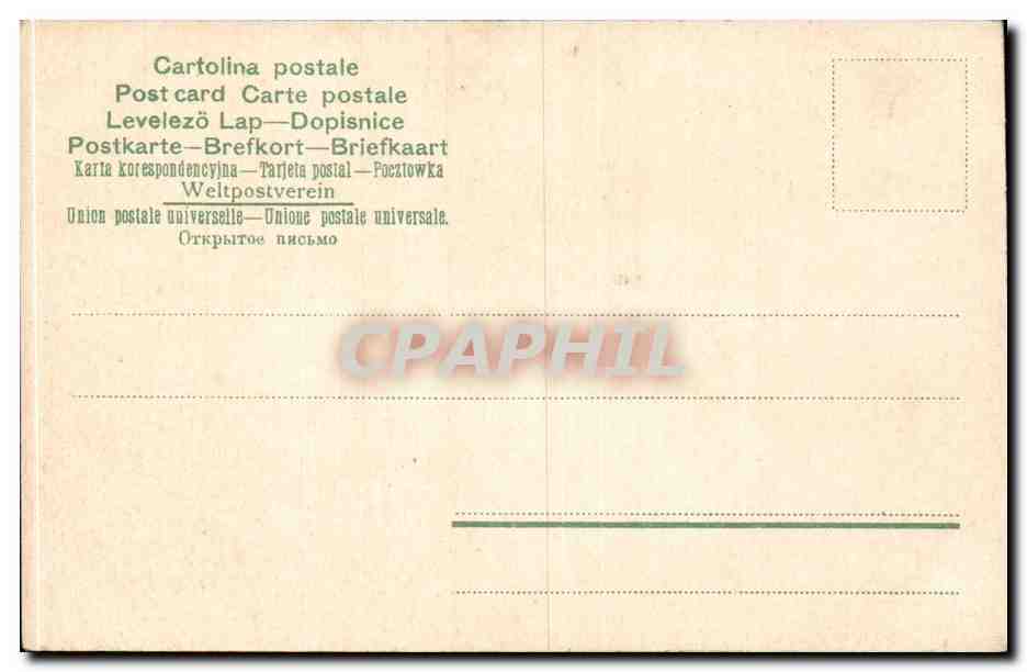 CPA Italie italia Venezia Canale attiguo al canal Grande — Rückseite