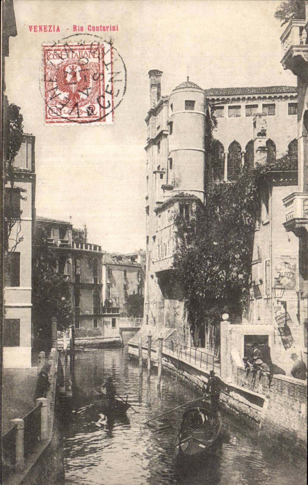CPA Italie italia Venezia Rio Contarini