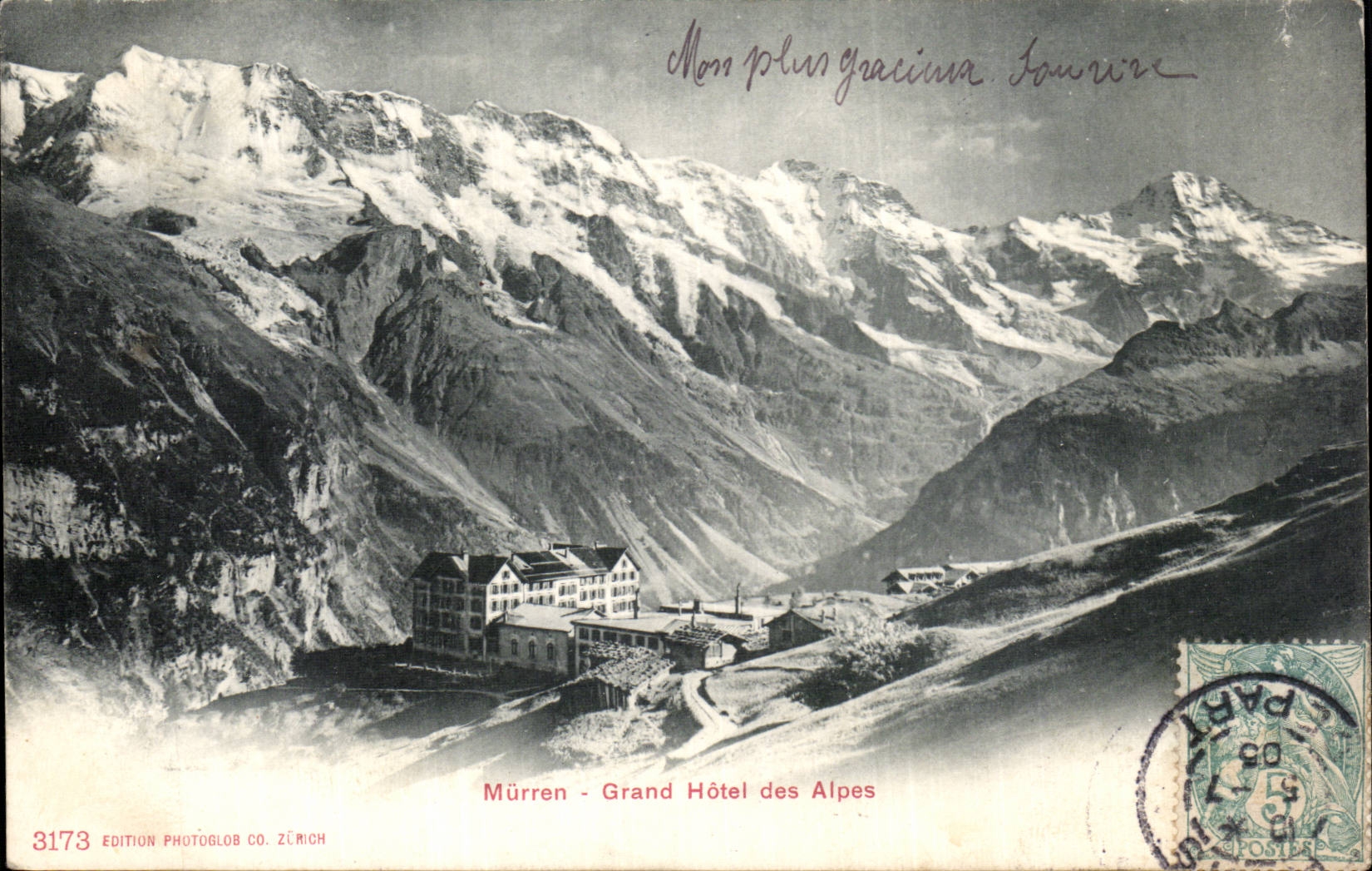 CPA Murren Grand hotel des alpes