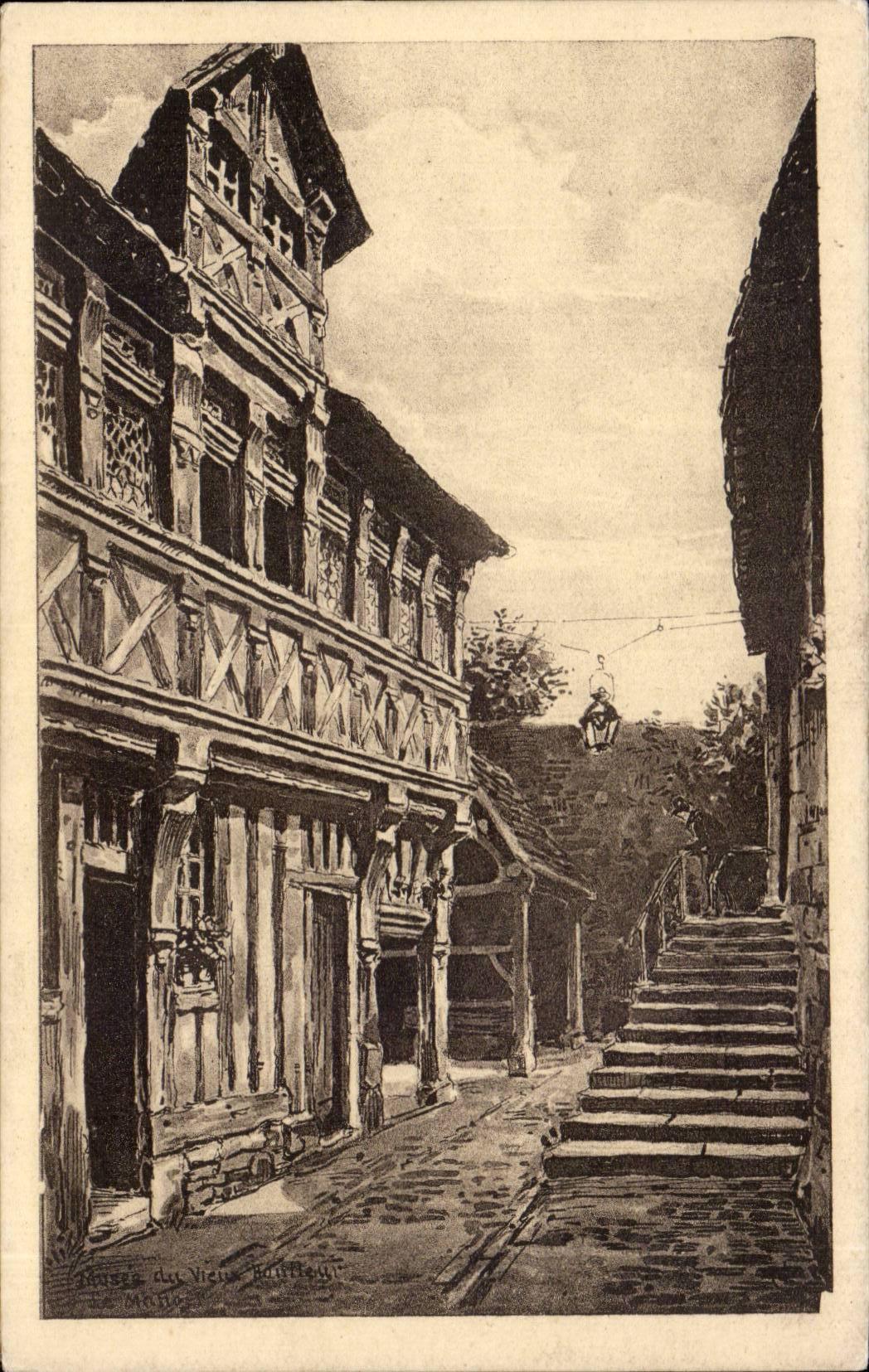Ruelles du Vieux Honfleur — Vue pittoresque — Musée du Vieux Honfleur, Le Manoir