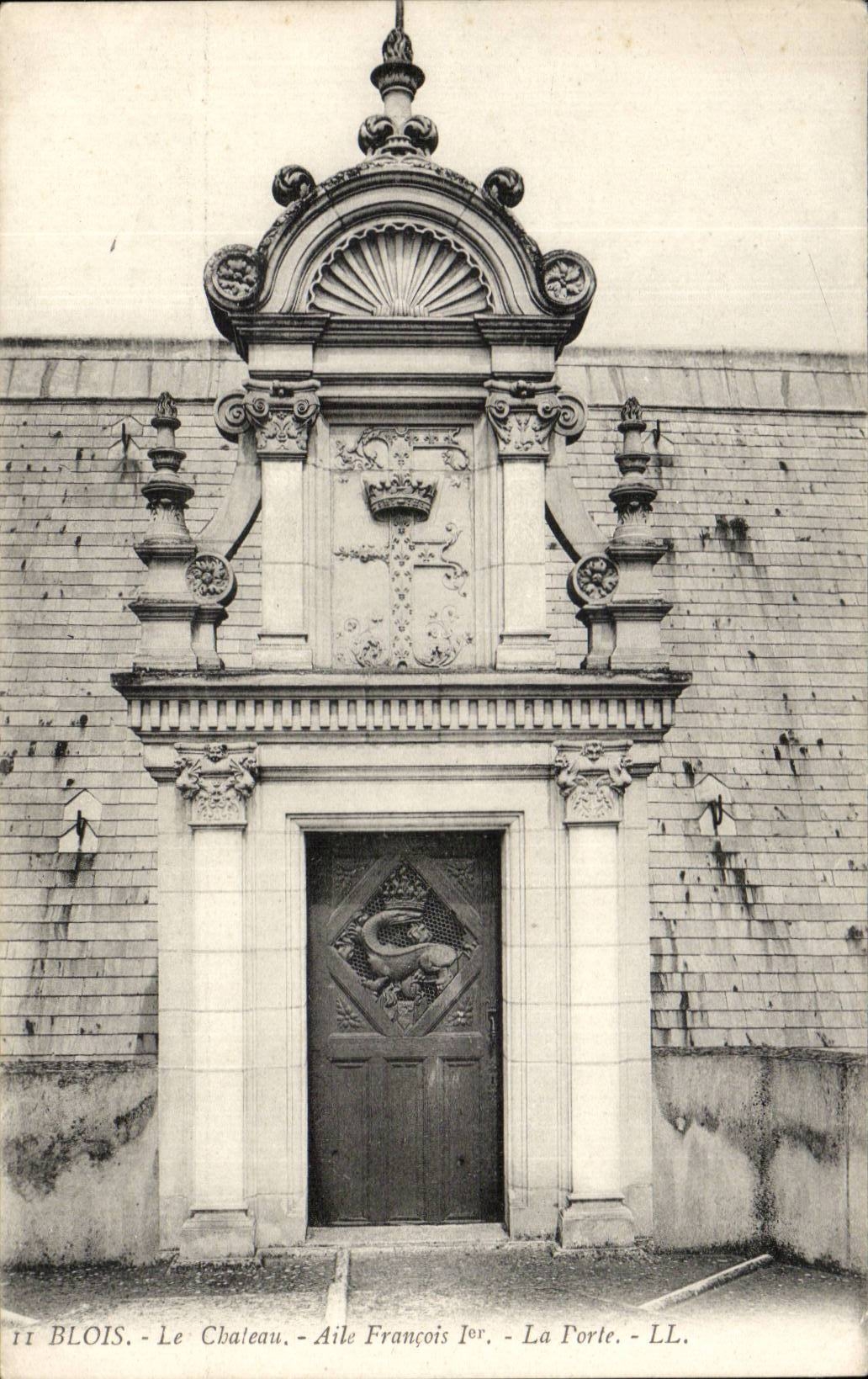 Blois - Le Château - Aile François Ier - La Porte - LL.