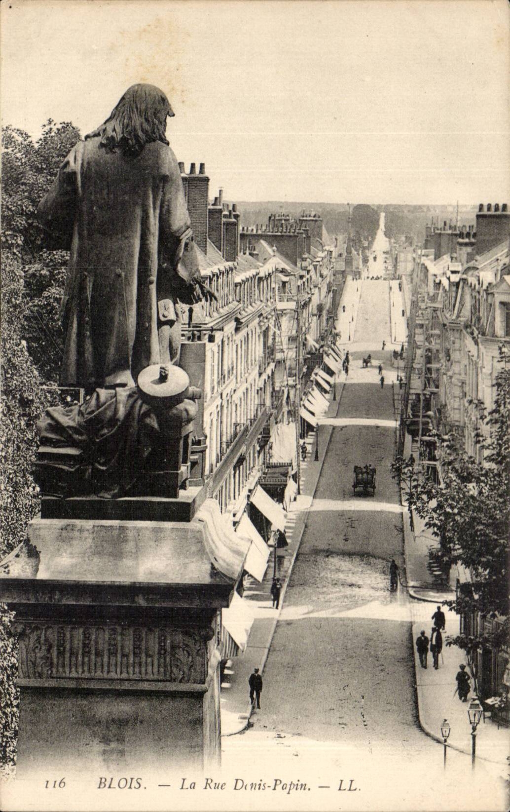 Blois — La Rue Denis-Papin — LL, n°116