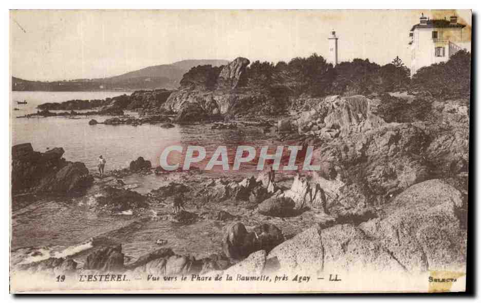 L'Estérel — Vue vers le Phare de la Baumette, près Agay — Selecta