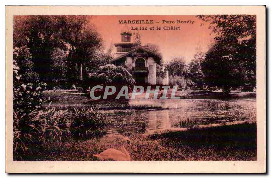 CPA Marseille Parc Borely le lac et le Chalet