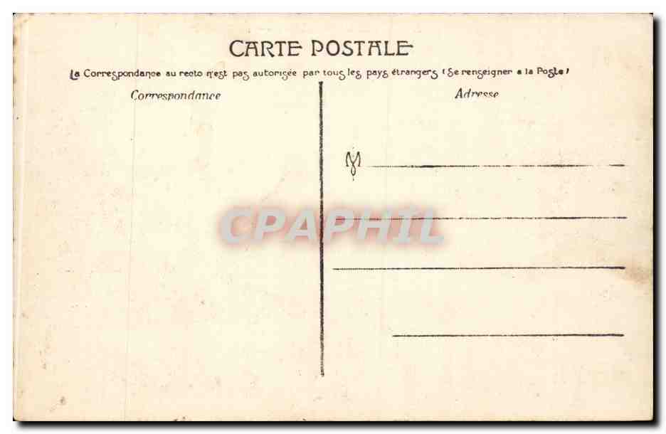 CPA St Honore les Bains Etablissement thermal — Rückseite
