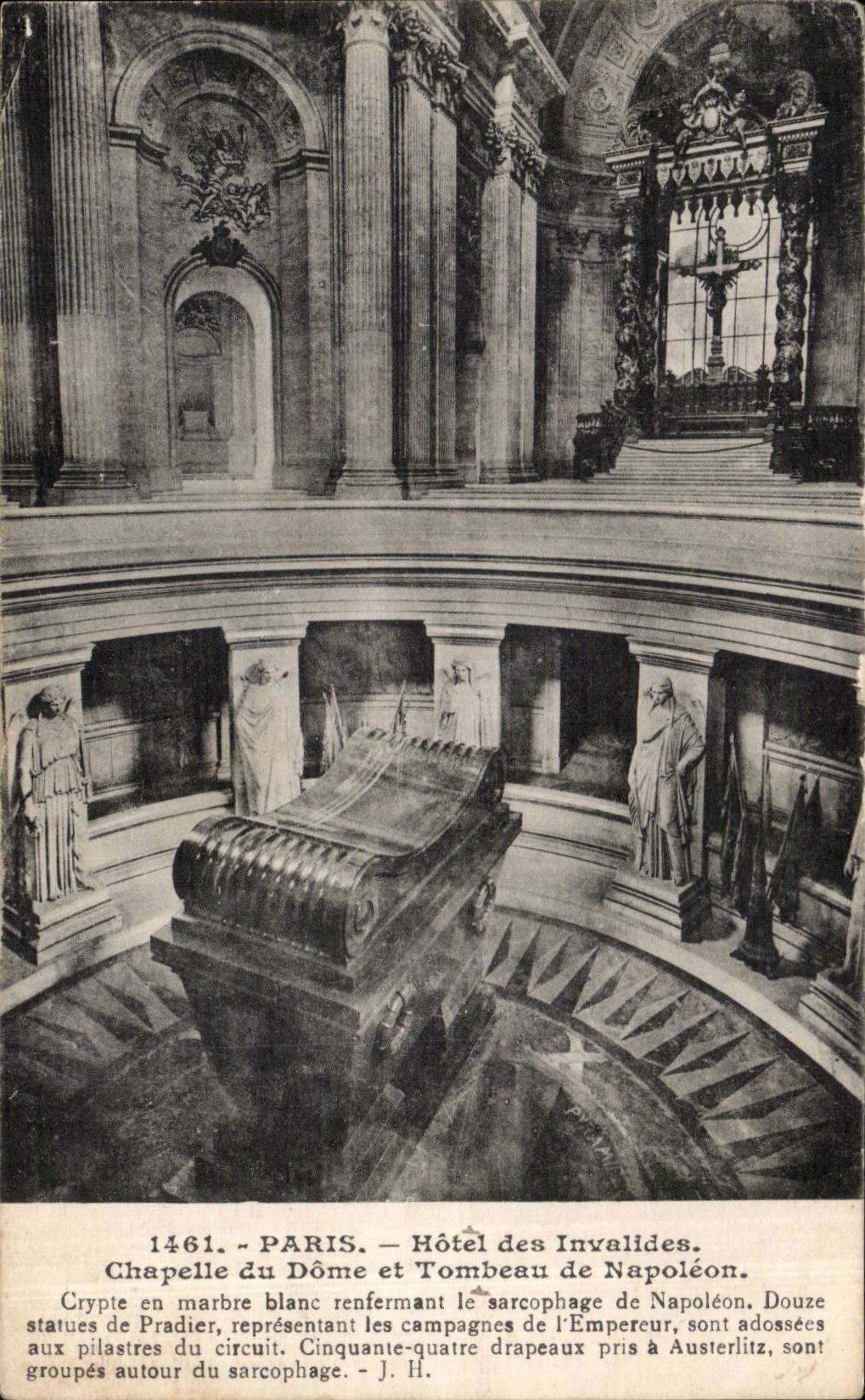 CPA Paris Hotel des Invalides Chapelle du Dome et tombeau de Napoleon