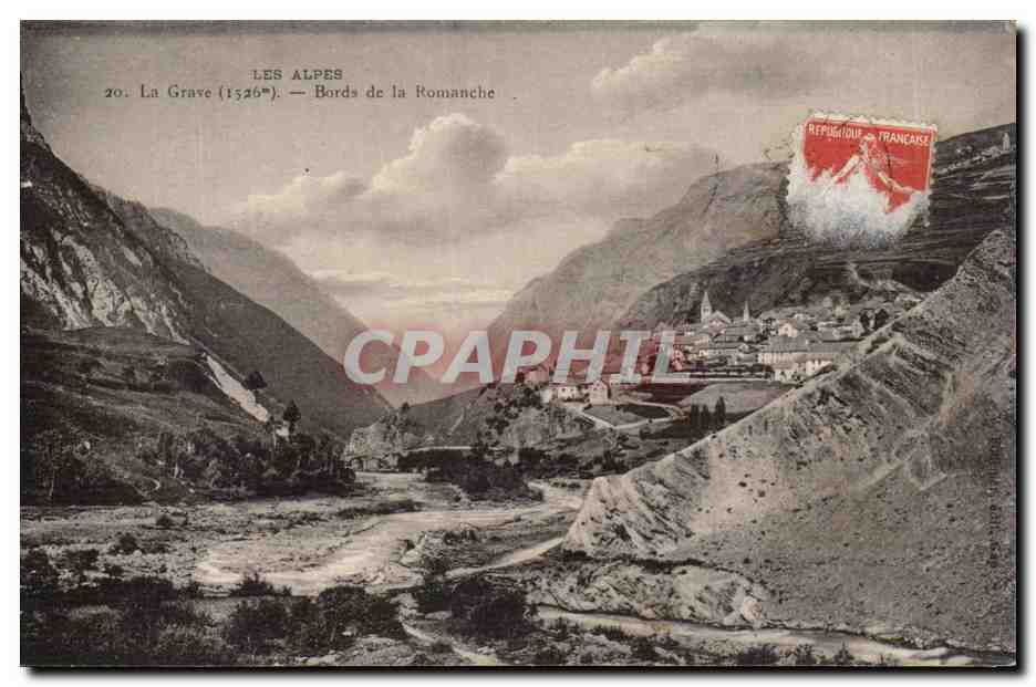 La Grave (1526m) — Bords de la Romanche — Les Alpes