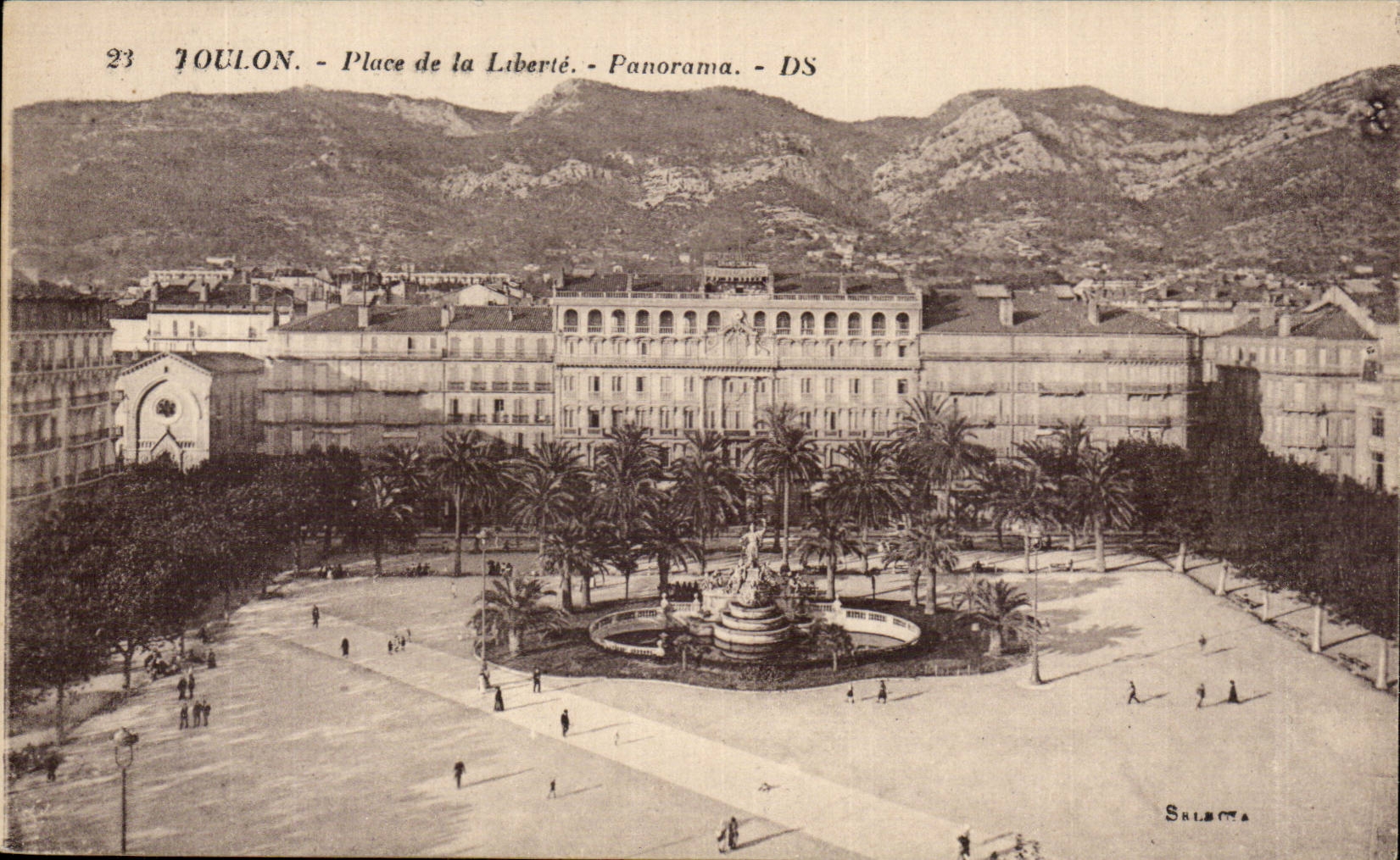 CPA Toulon Place de la liberte Panorama