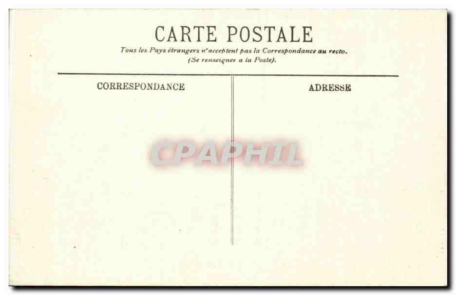 CPA Marseille Les Ilettes Endoume et le chateau d'if — Rückseite